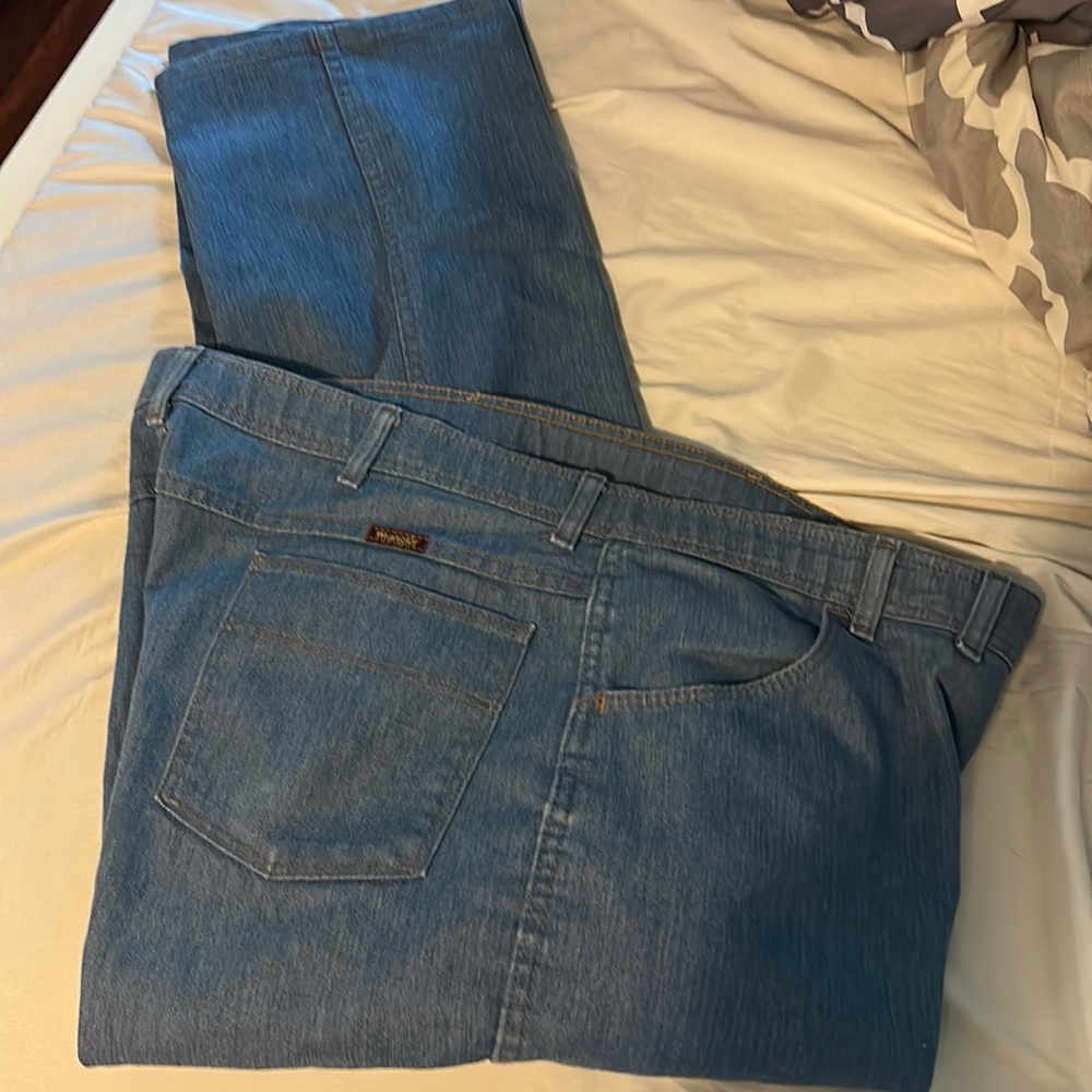 Wrangler Blue Jeans Denim Men’s 44x30 like new condition